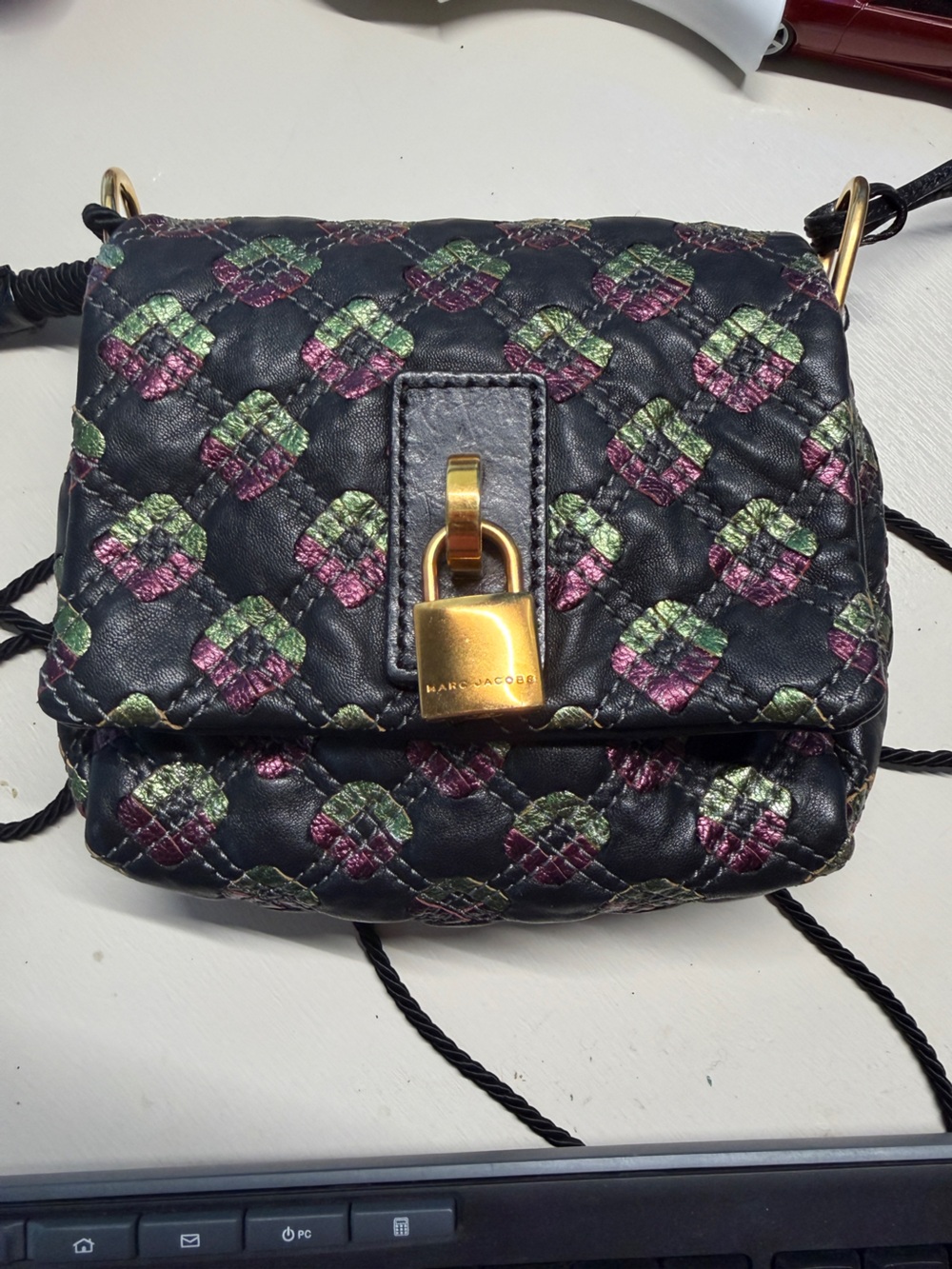 Marc Jacobs Rare Vintage Memphis Robert Debbie Bag Quilted Leather 2009 Runway